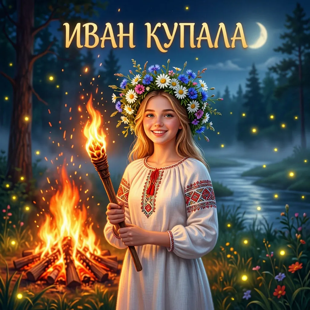 🌿 Волшебная ночь Ивана Купалы! 

🌞 Сегодня, 7 июля , мы отмечаем один из самых красивых и таинстве