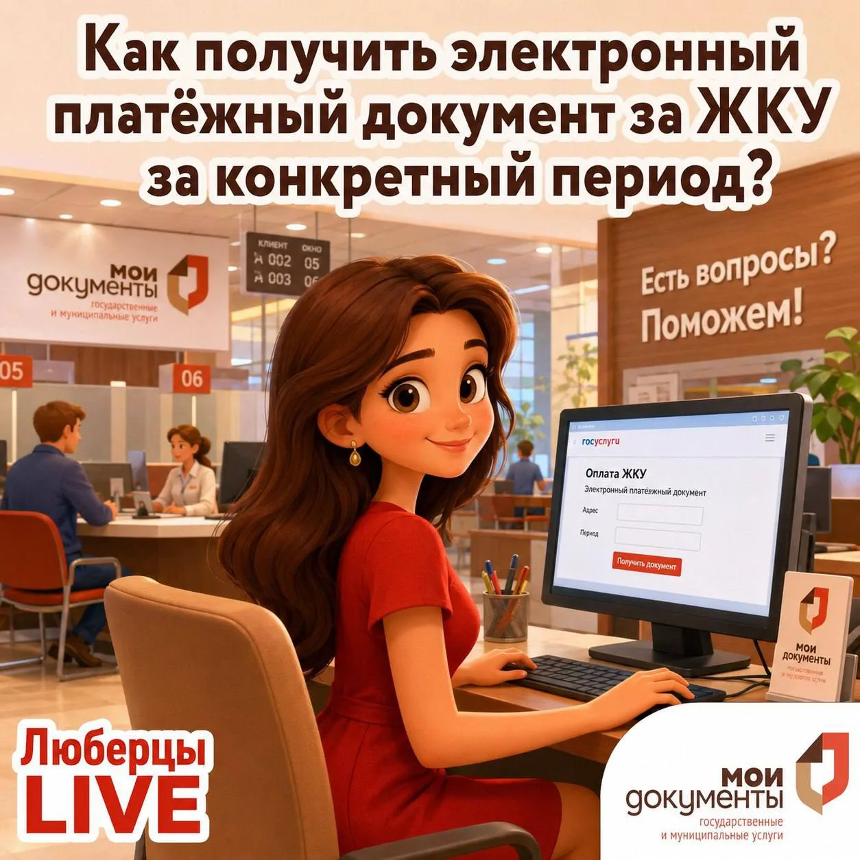 Как получить электронный платёжный документ за ЖКУ за конкретный период? Воспользоваться онлайн-серв
