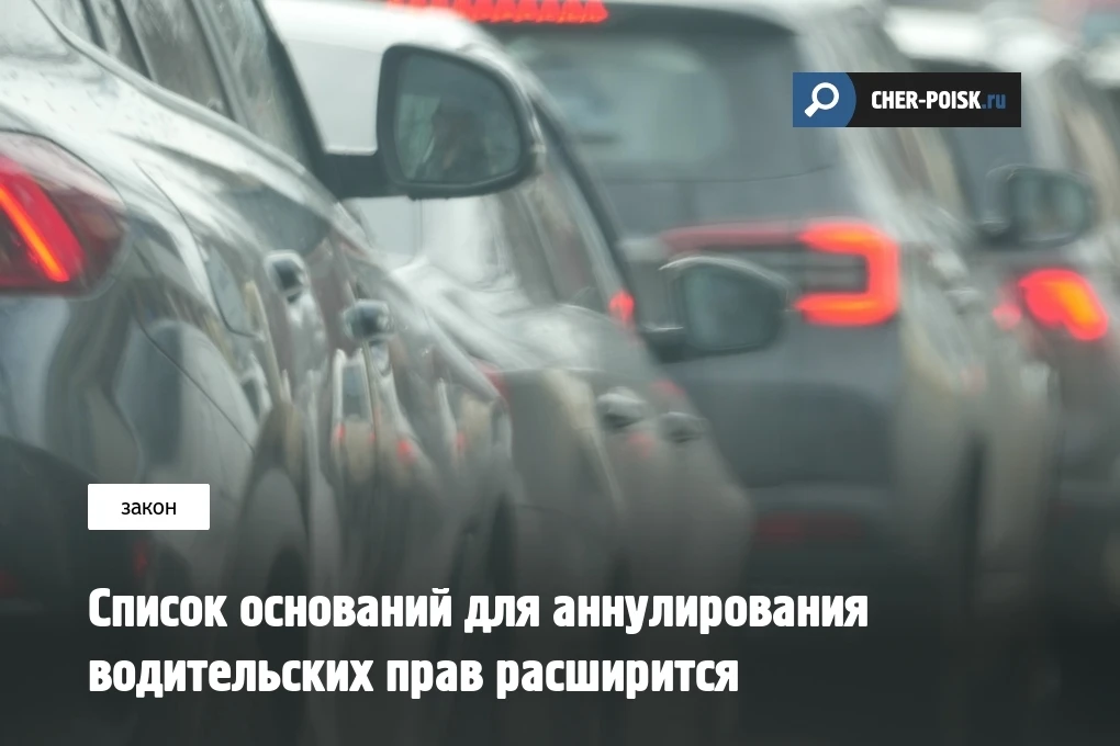 В России будет шире перечень оснований для аннулирования водительского удостоверения – новый пункт в