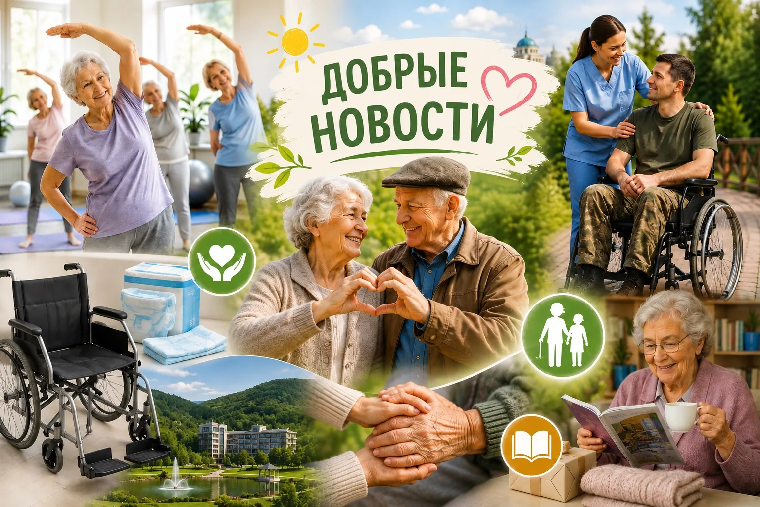📌Добрые новости, посвящённые социальной поддержке людей старшего поколения и инвалидов...