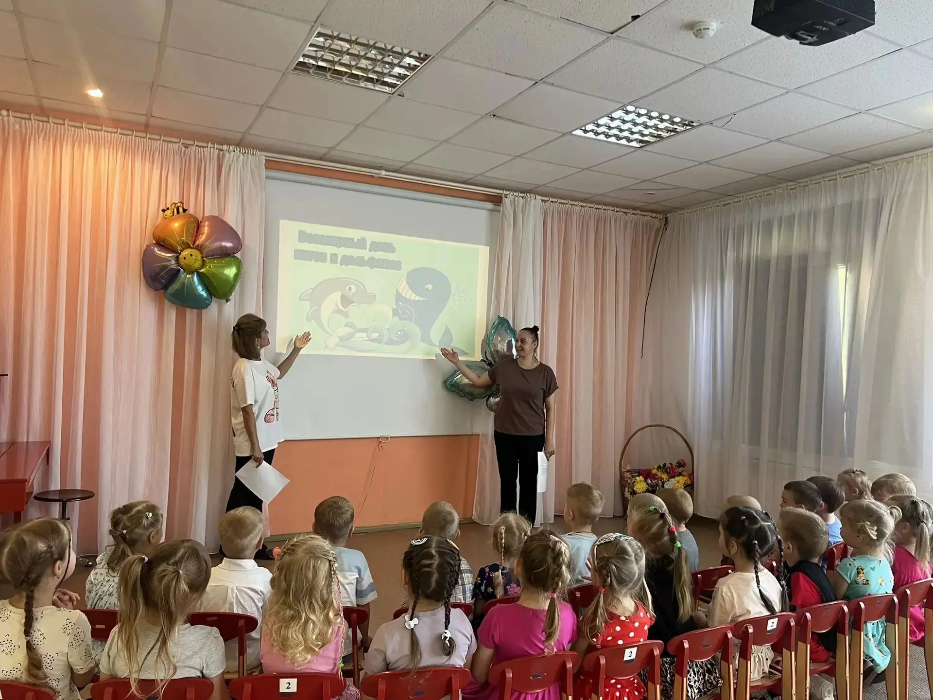 🐋🐬 23 июля Всемирный "День китов и дельфинов". 

Воспитанники средних групп отметили этот праздник