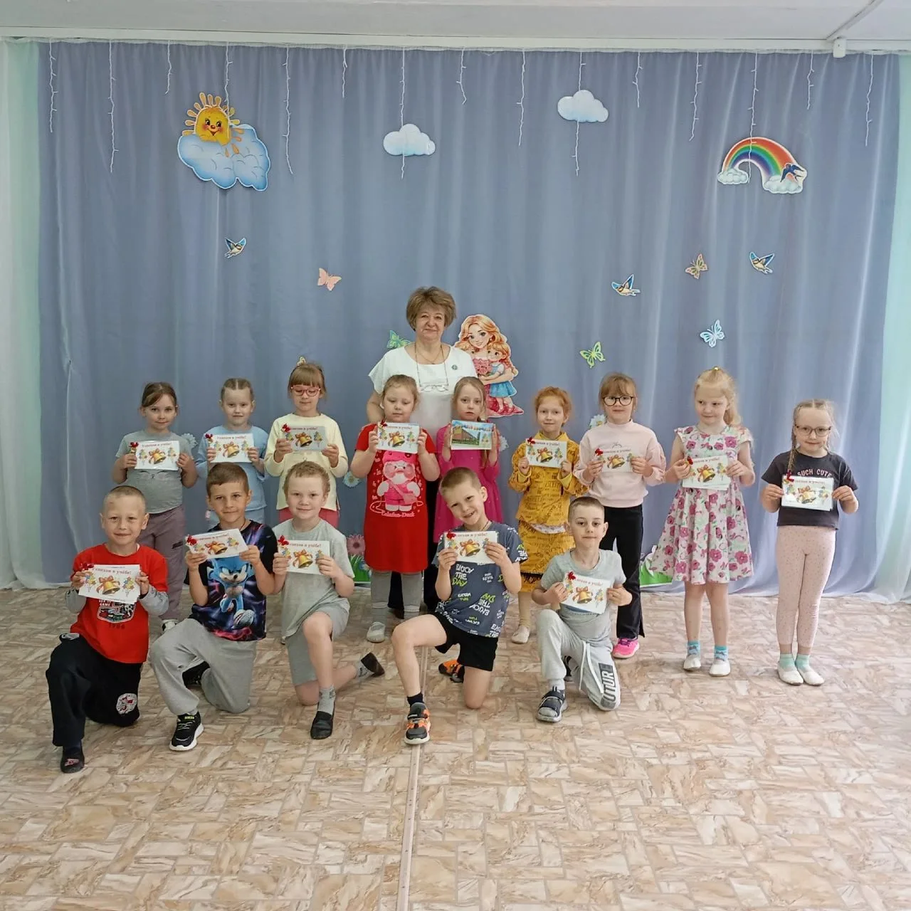 💫Ребята подготовительной группы закончили курс кружка «Читай-ка» под руководством старшего воспитат