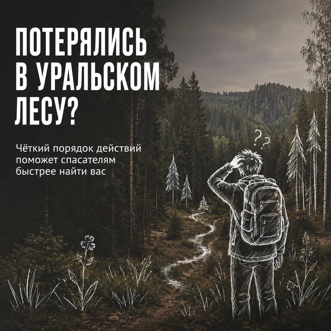 🌲 Уральский лес умеет сбивать с пути