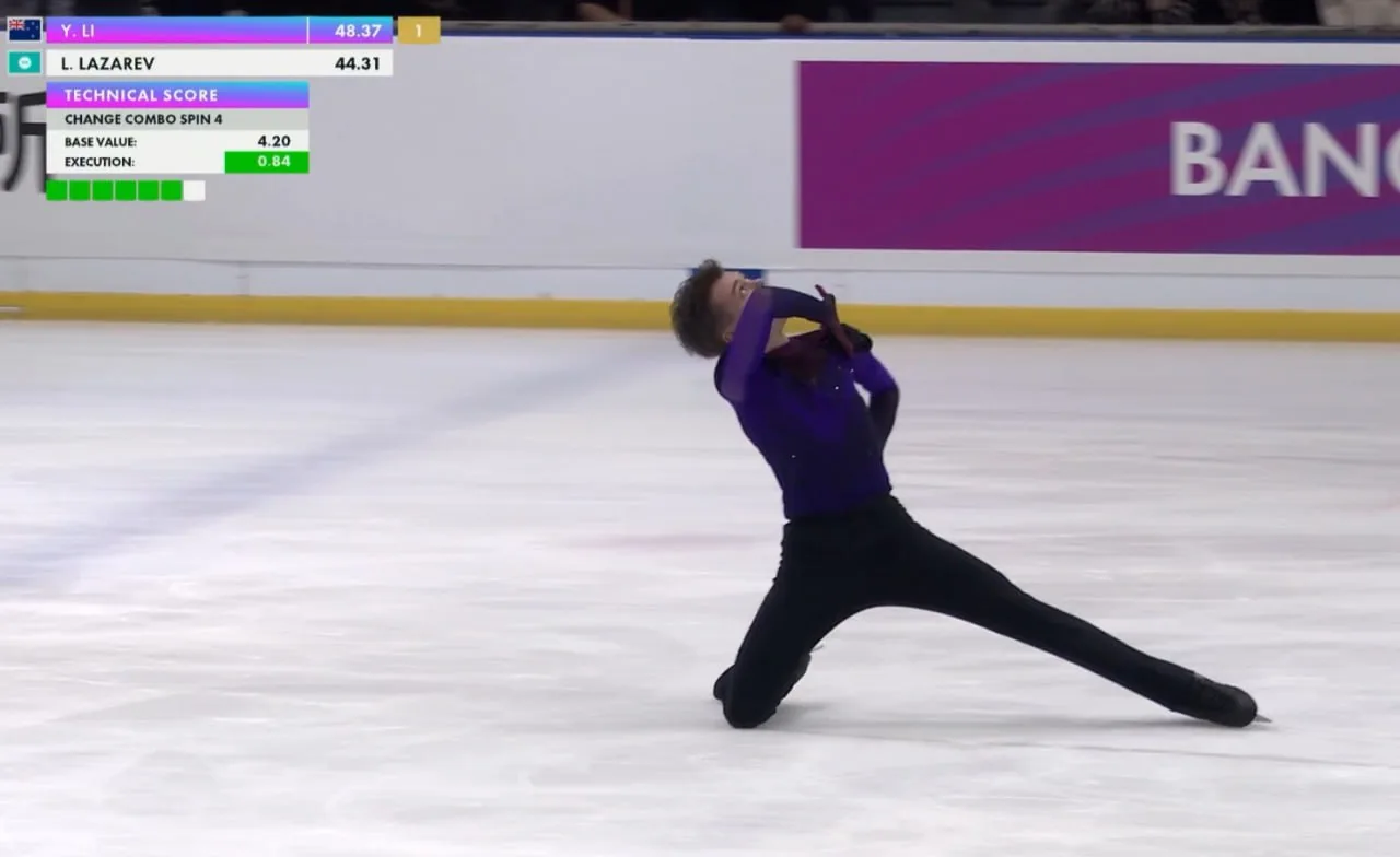 Лев Лазарев показал короткую программу!