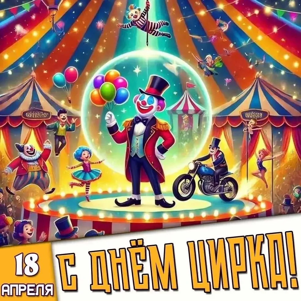🎪 18 апреля 2026 года — Всемирный день цирка (World Circus Day)