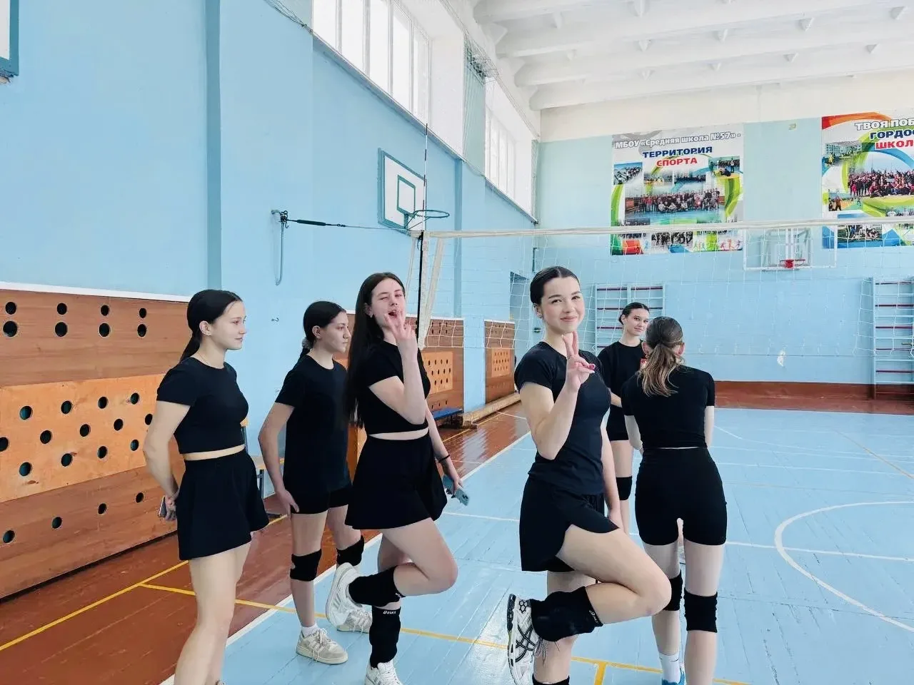 #новости@mediaproject НАШИ ПОБЕДИТЕЛИ🏆🏐  Сегодня команда девушек школьного спортивного клуба "Богаты