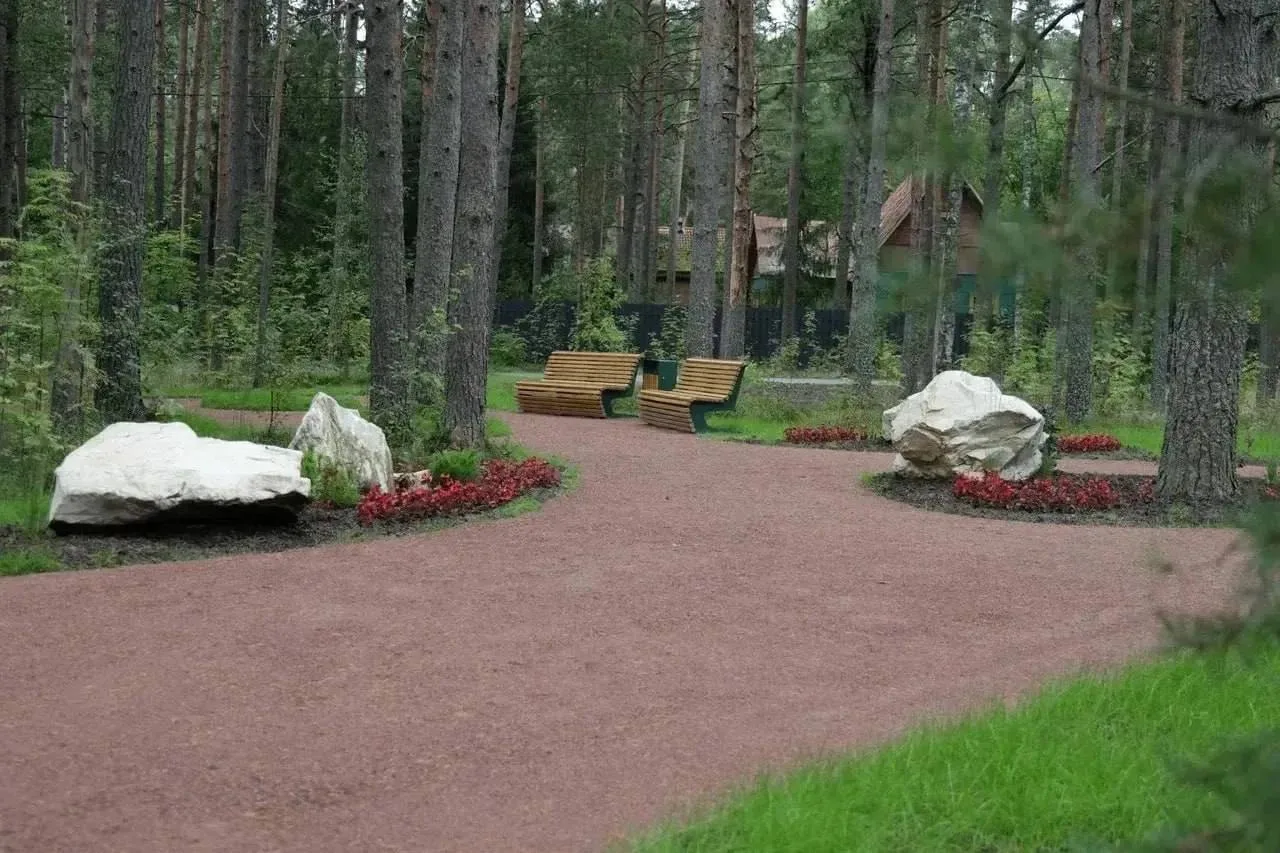 🌲 В Комарово открыли обновлённый сквер у Привокзальной площади