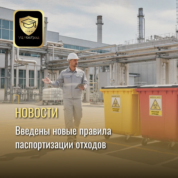 Изменения для специалистов по экологической безопасности