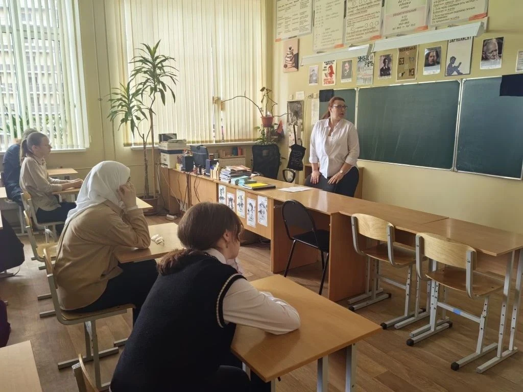 В гостях у учеников 8м класса в рамках курса внеурочной деятельности "Россия - мои горизонты" побыва