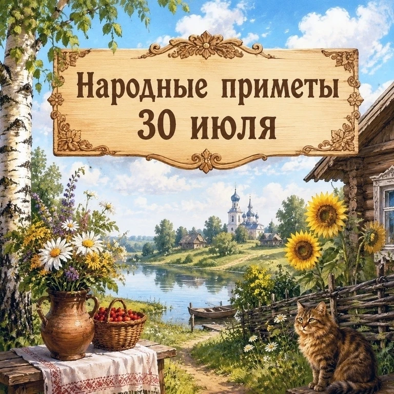 ‍ ()🌿 Народные приметы 30 июля — Марина Лазарева 🌿
