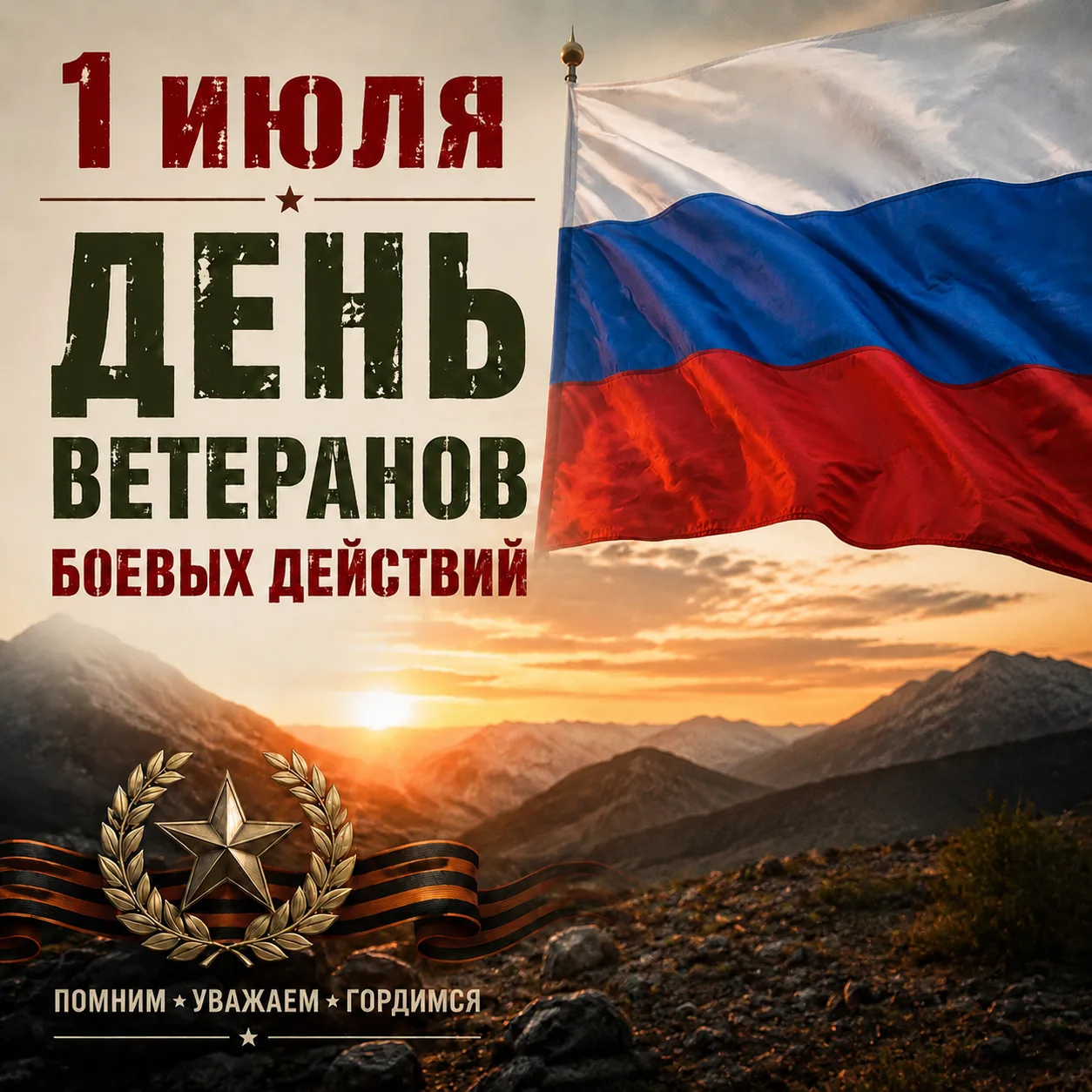 📢 Уважаемые жители! 

Поздравляем с Днём ветеранов боевых действий! 🎖️

🙏 Этот день — возможность