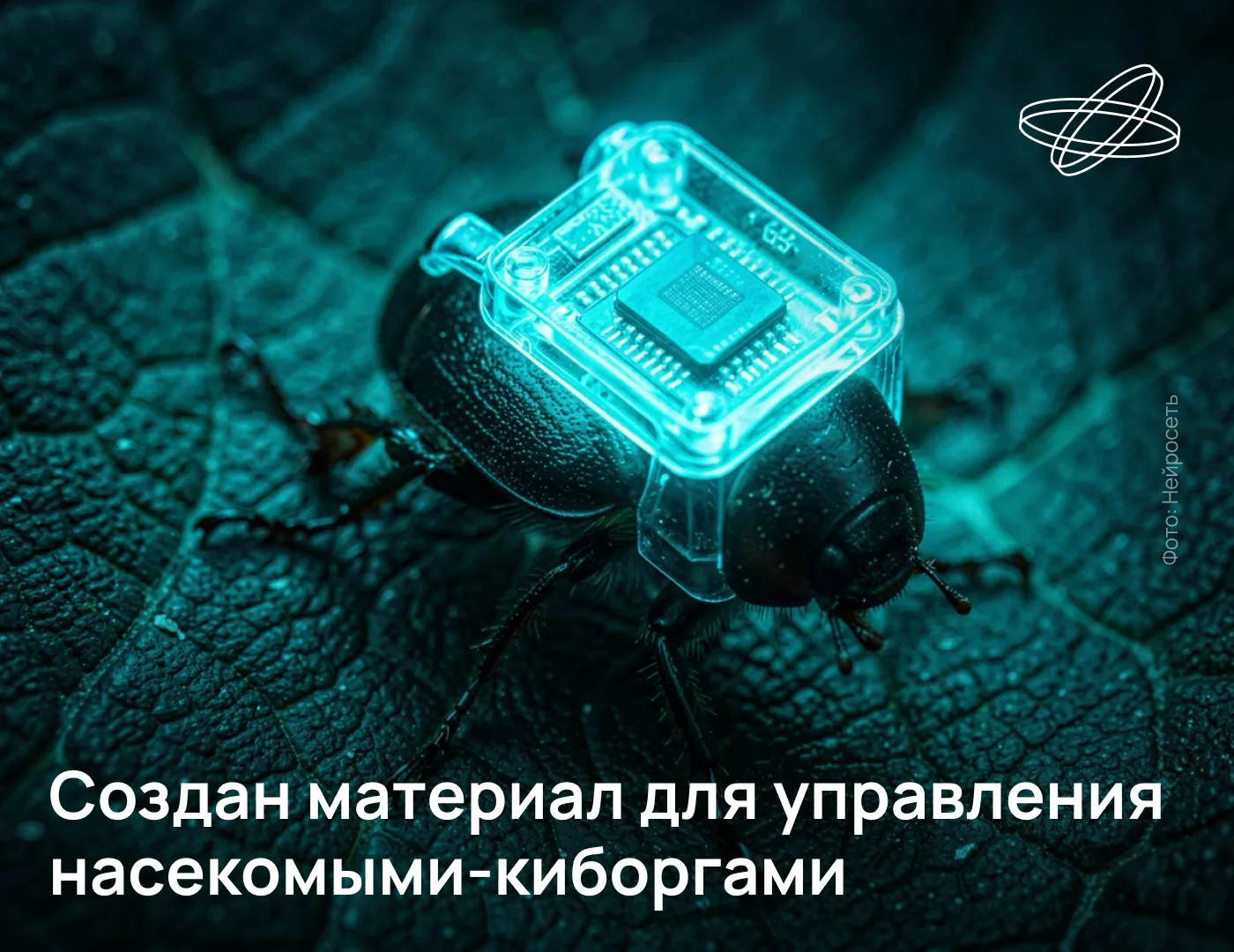 Биосовместимый наноматериал, пригодный для создания структур, управляющих живыми организмами, обнару