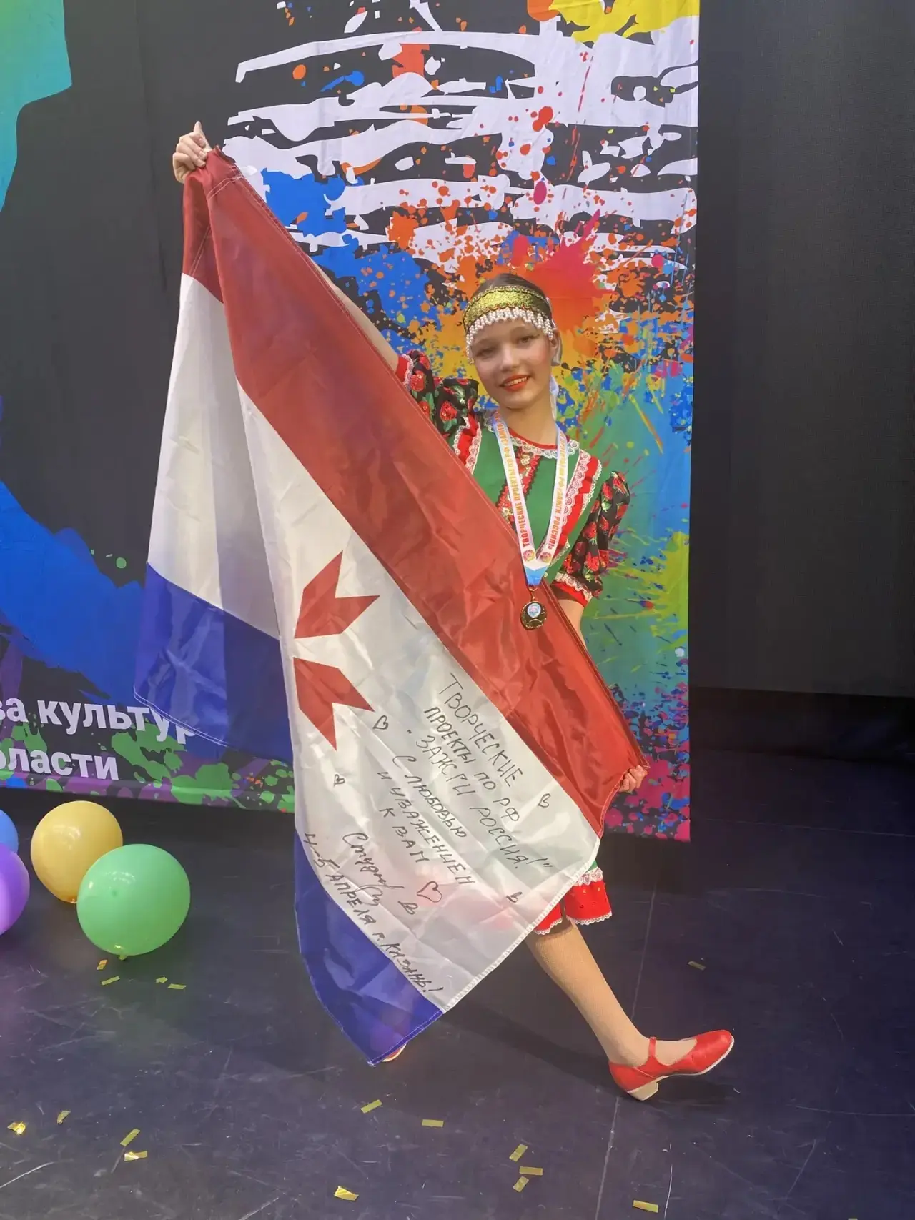 ❤"Танец с ложками"  ❤Ученица 5 класса В - юный талант из народного ансамбля танца "Валдоня" - Кудимо