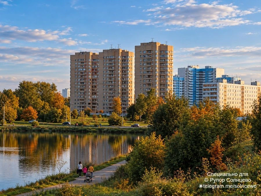 В те годы, когда корабль-дом ещё не возвышался над этим местом, Большой Солнцевский пру...