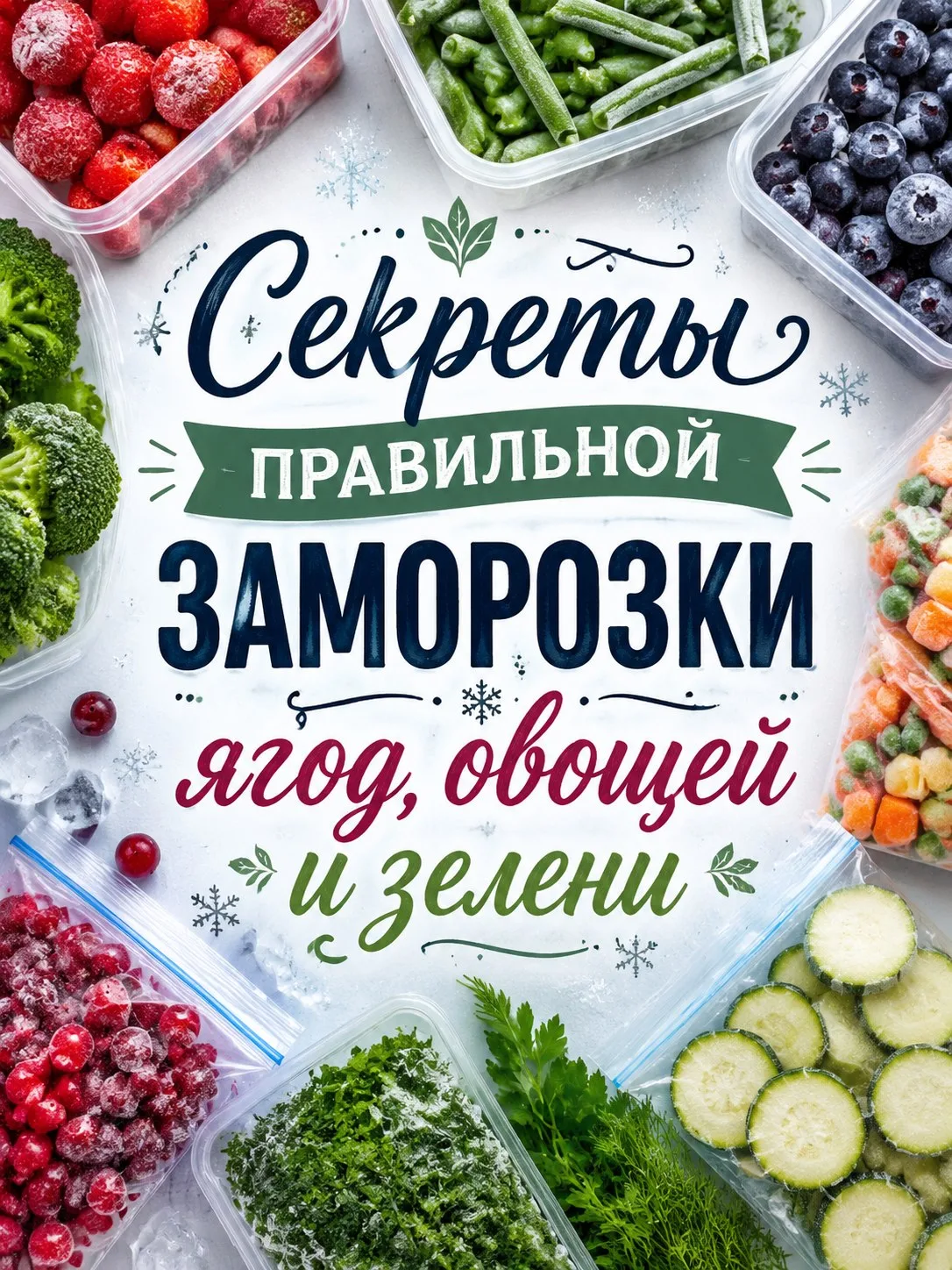 Как сохранить летние дары природы на зиму с помощью заморозки?