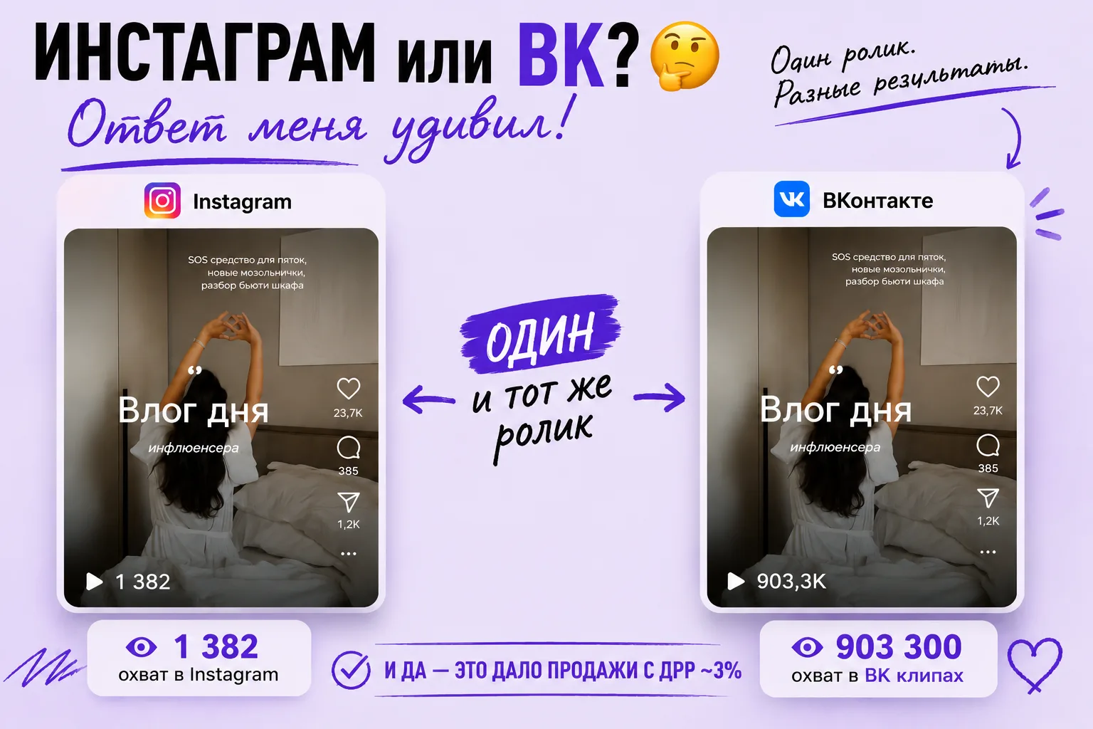 Мы зашли в Инстаграм, а деньги пришли из ВК 🤔