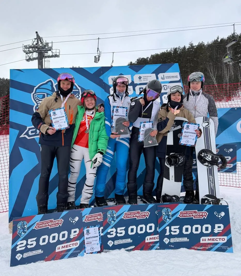 🥈 Серебряная медаль на этапе Кубка России по сноуборду!