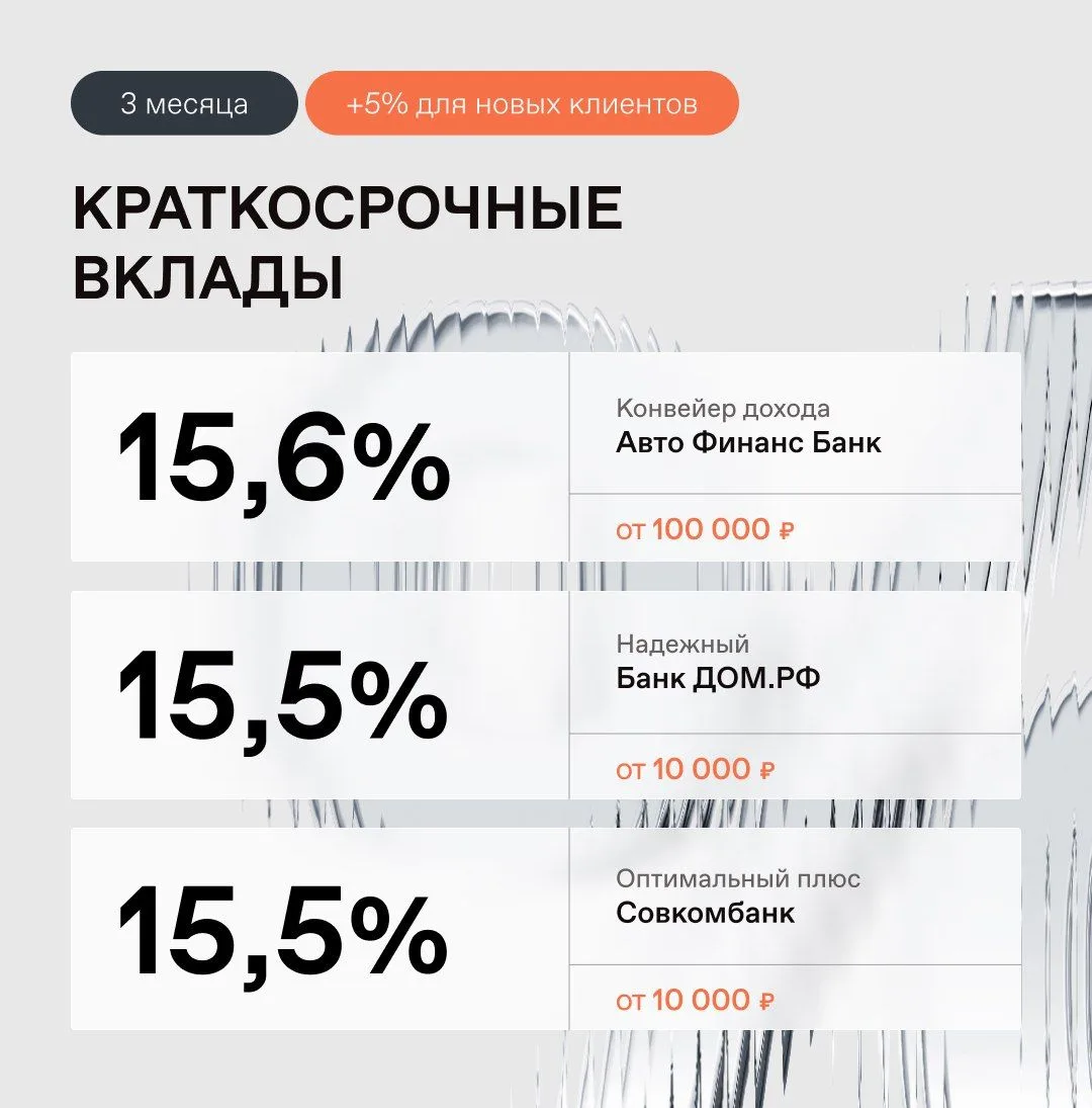 👉 Перешлите этот пост другу, который жалуется на то, что выгодных вкладов не существует: https://clc