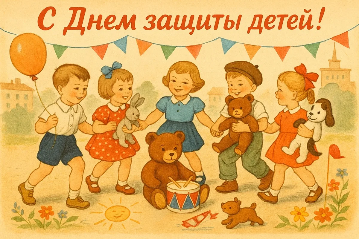 👫1 июня - Международный день защиты детей!