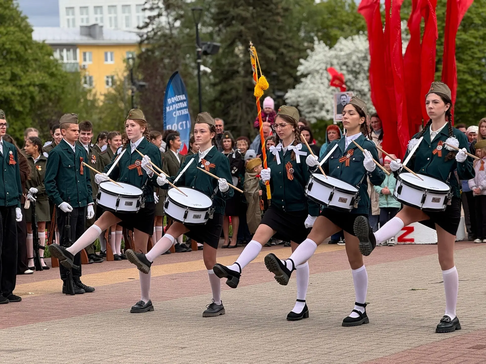 В ритме Победы: дефиле в честь 81-й годовщины ⭐  Наш караул принял участие в фестивале воинского деф