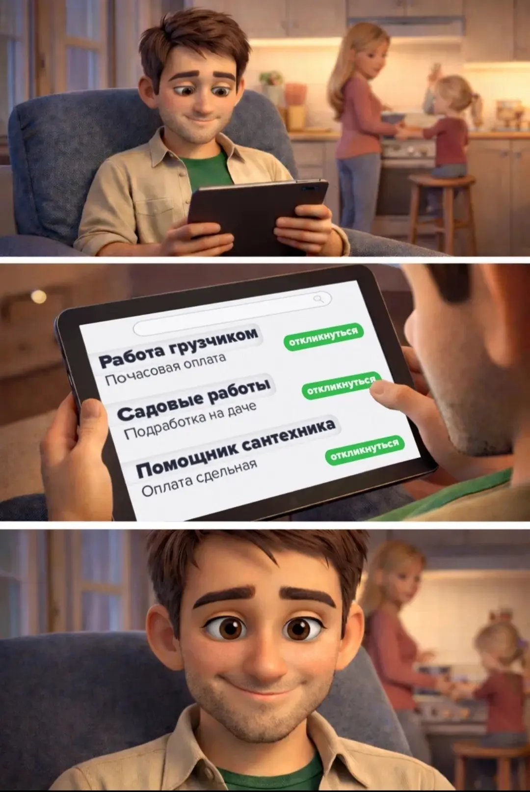 🎭 Комикс — мостик к сложному разговору.

Там, где слова застревают, картинка помогает: ребёнок види
