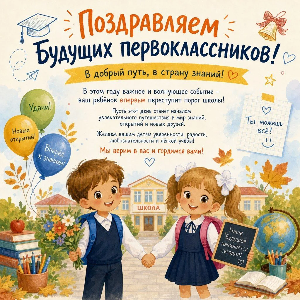 Первый шаг в большую жизнь! 🏫✨