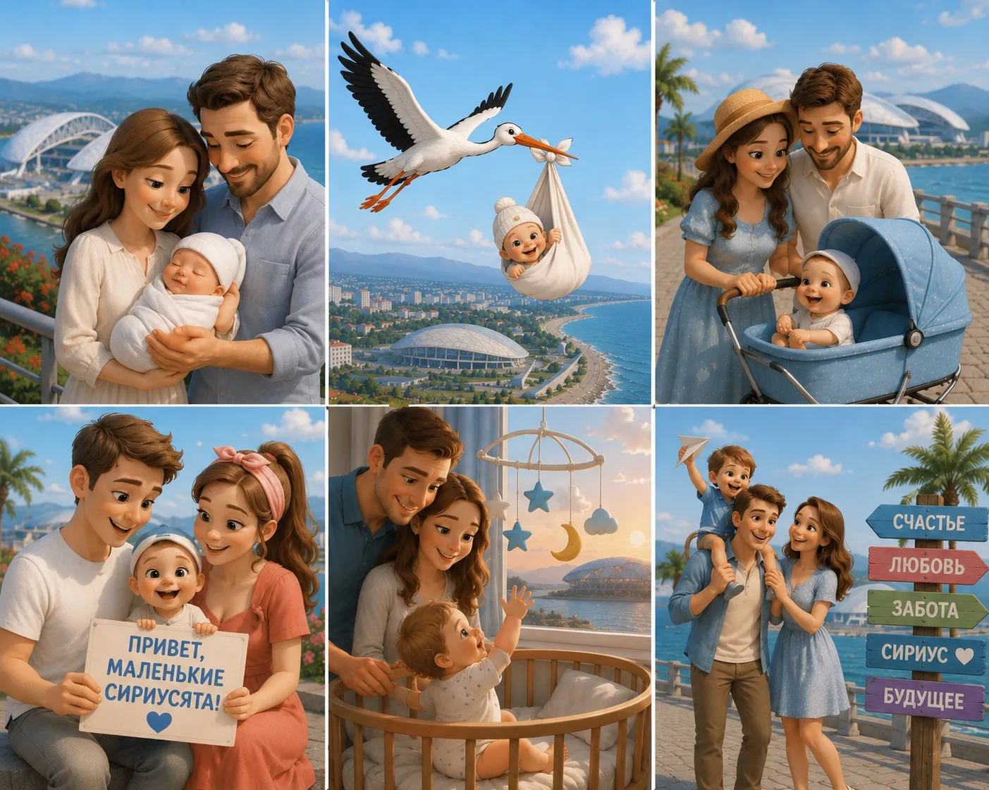 🤱 Подслушали, что в Сириусе стало на 126 улыбок больше 😊