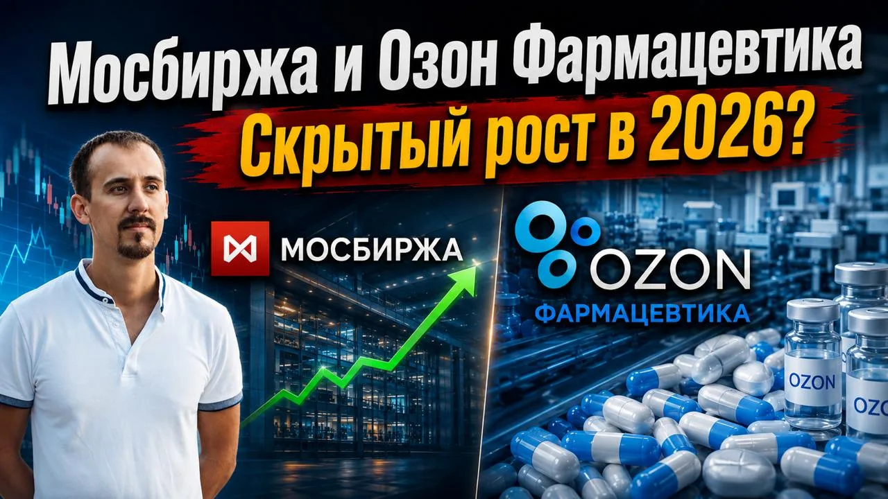 Мосбиржа и Озон Фармацевтика: стоит ли покупать в 2026 году?
