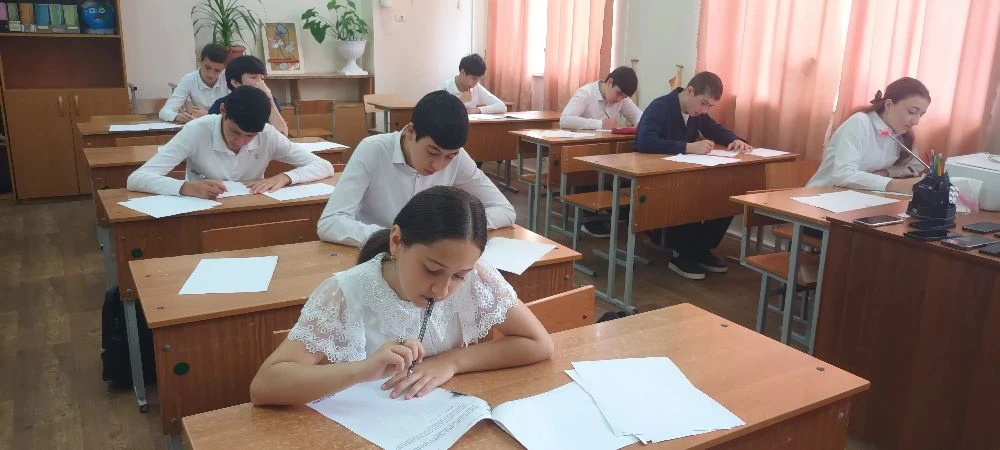 Сейчас учащиеся 8 классов выполняют задания Всероссийских проверочных работ по литературе, английско