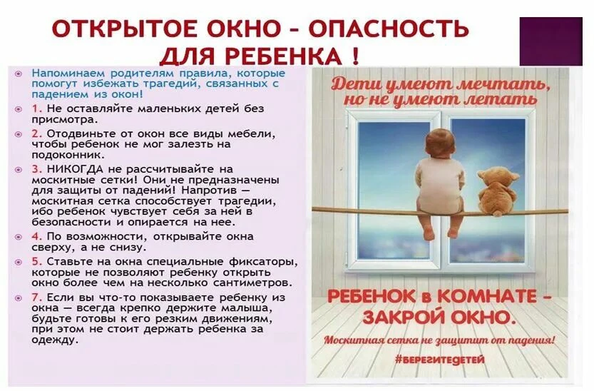 ❗️Осторожно, открытые окна❗️