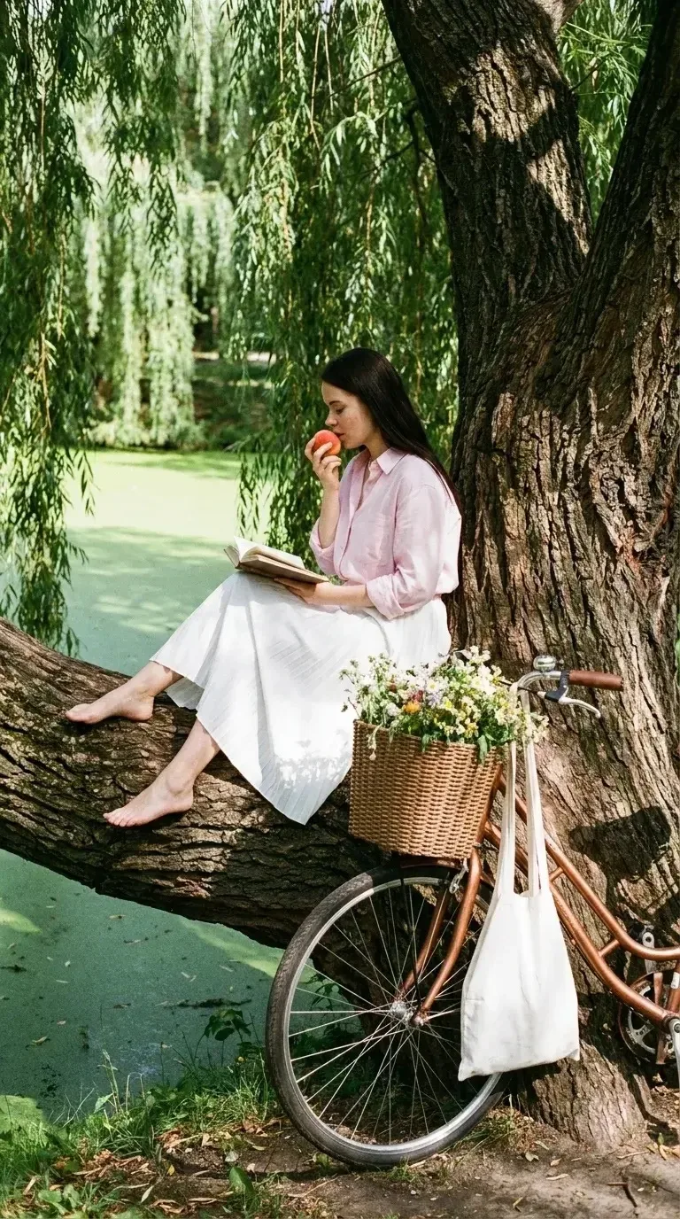 Фотосессия на природе 🍃

Летняя атмосфера, природа, любимая книга и мягкий солнечный свет – все, чт