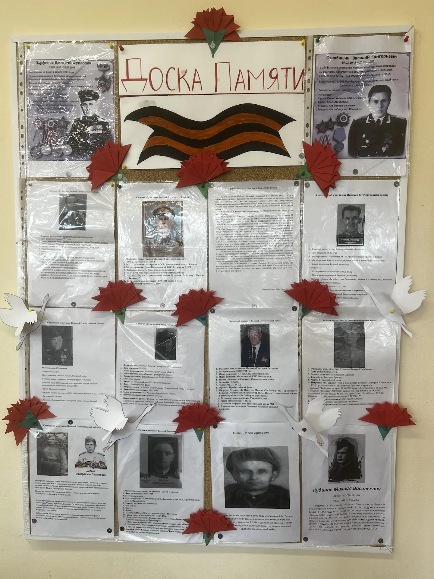 В нашей школе стартовала акция «Портрет Победы» в рамках марафона «Наследники Победы». Это не просто