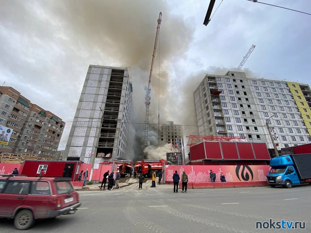 За пожар в строящемся на Советской доме будут судить сварщика