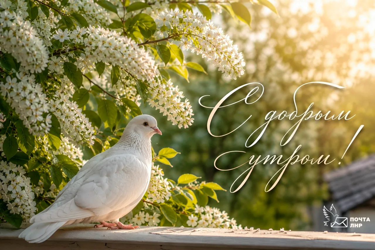 🕊️ С добрым утром! Пусть день будет спокойным, светлым и подарит гармонию, тепло и мал...