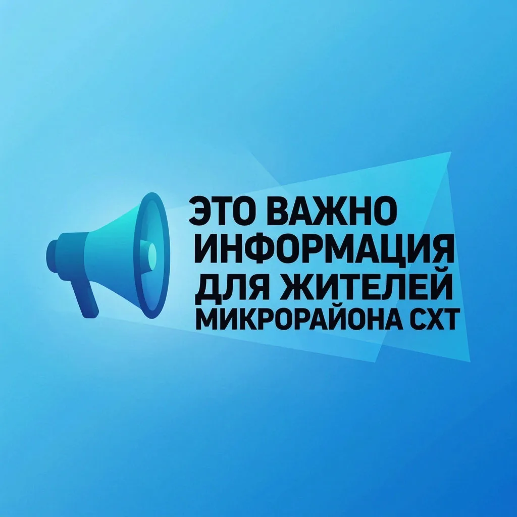 🔔 Важная информация для жителей микрорайона СХТ! 🔔