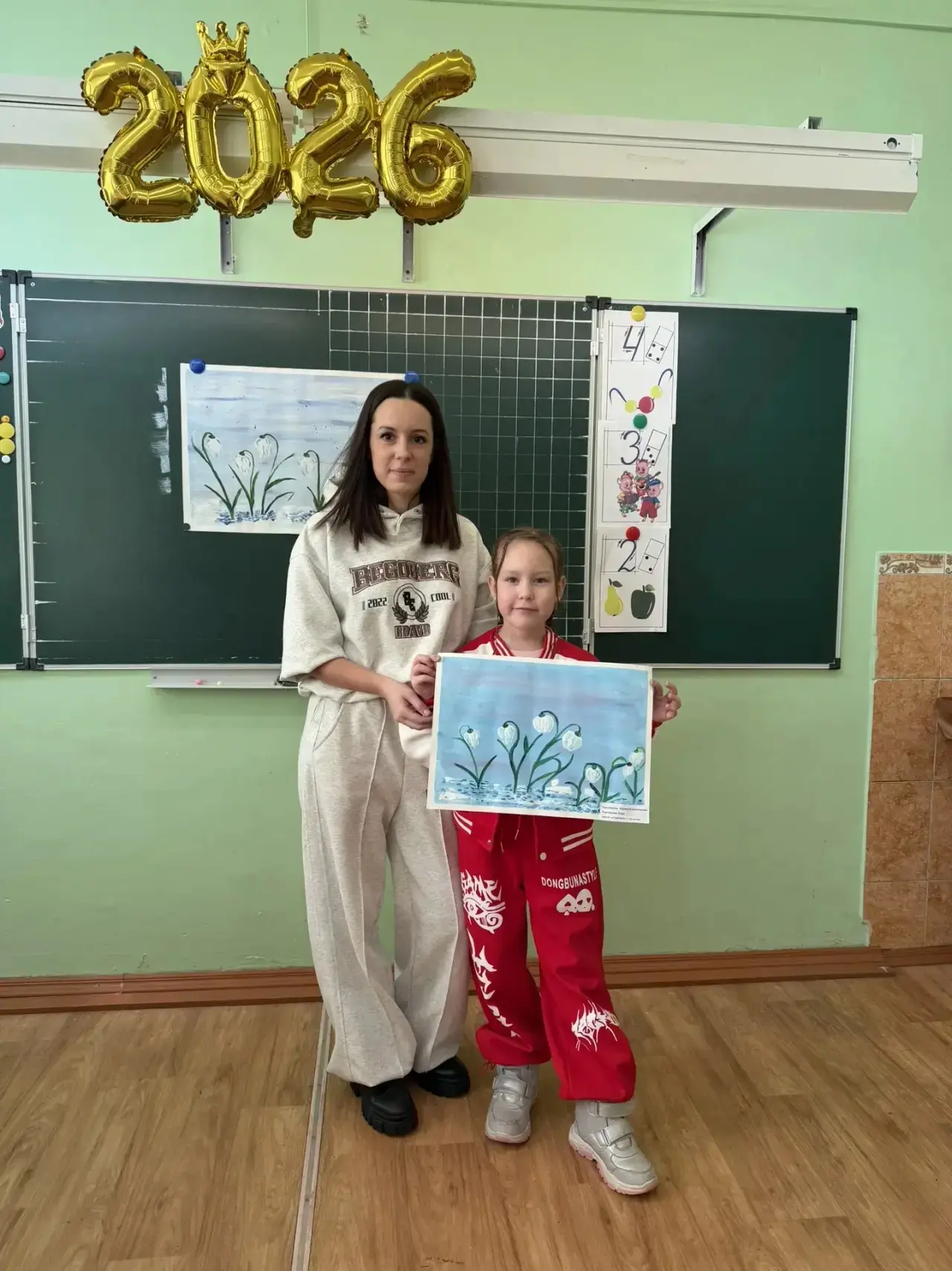 🎨 Семейное творчество — путь к победе!  С гордостью поздравляем команду нашего 1 «Б» класса с триумф