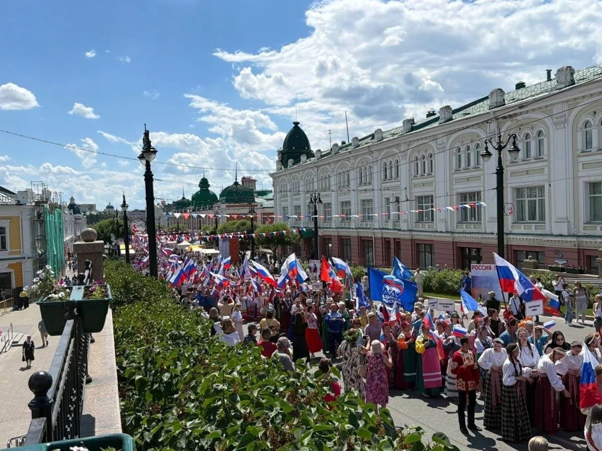 🇷🇺Студенты Омского АТК в качестве волонтёров приняли участие в городском праздновании...