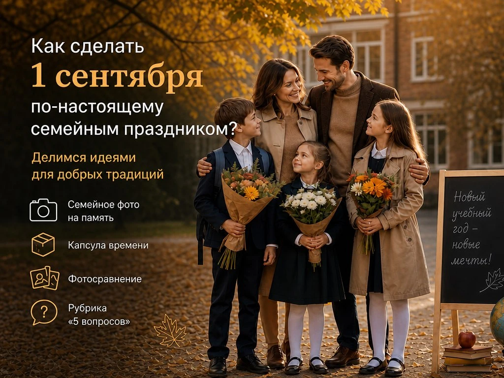 📚🍂 Делимся идеями для добрых традиций 1 сентября
