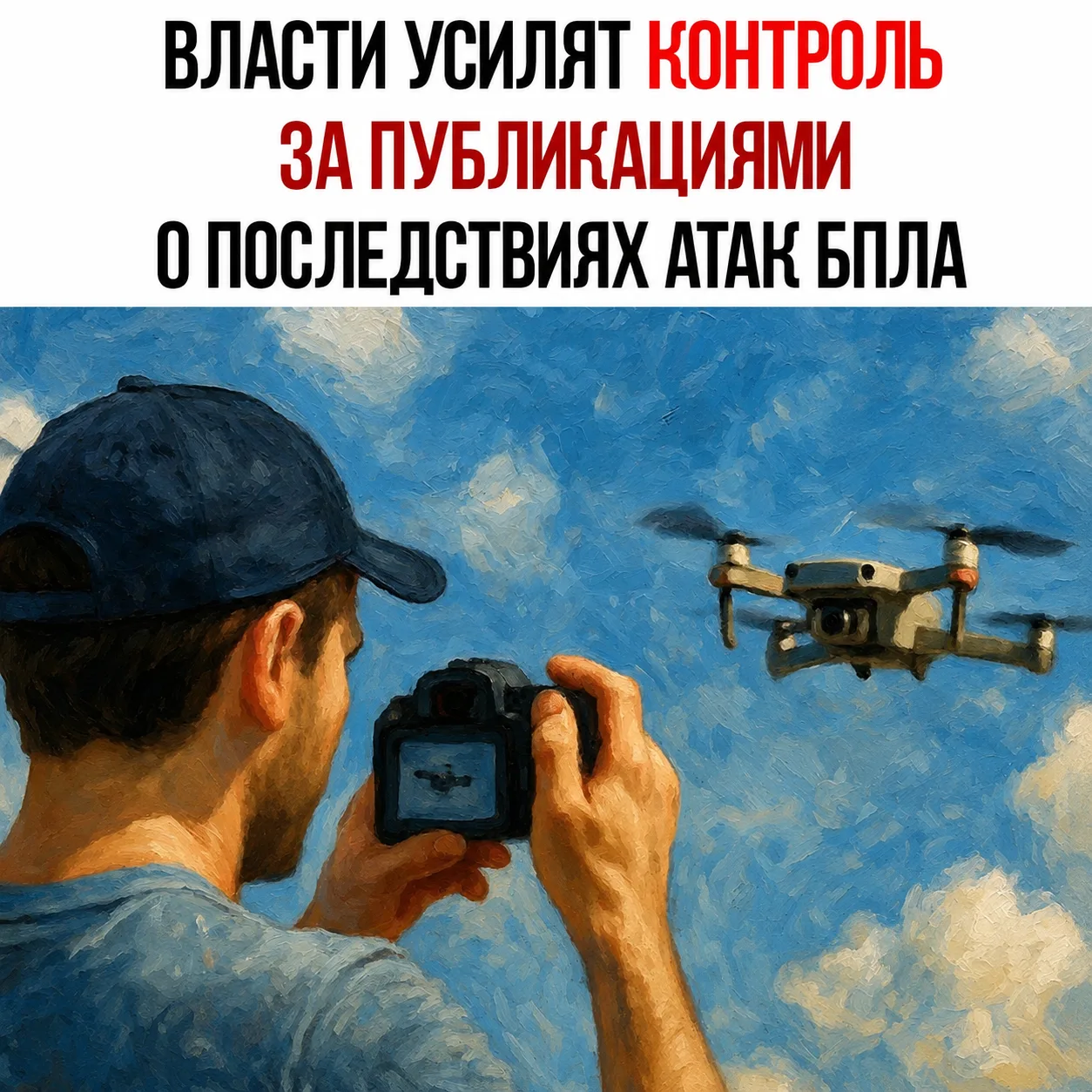 ⚡️Власти усилят контроль за публикациями о последствиях атак БПЛА