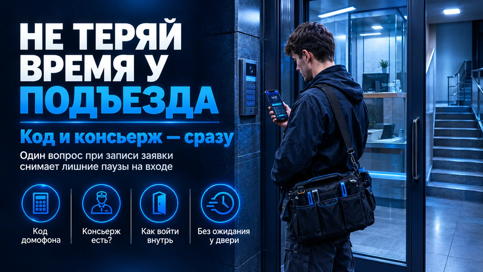 Приехал на адрес и уже стоишь у подъезда, потому что код домофона не спросил заранее. Д...