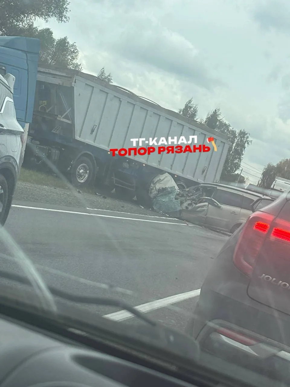 ‼️ ДТП с грузовиком произошло в деревне Поярково