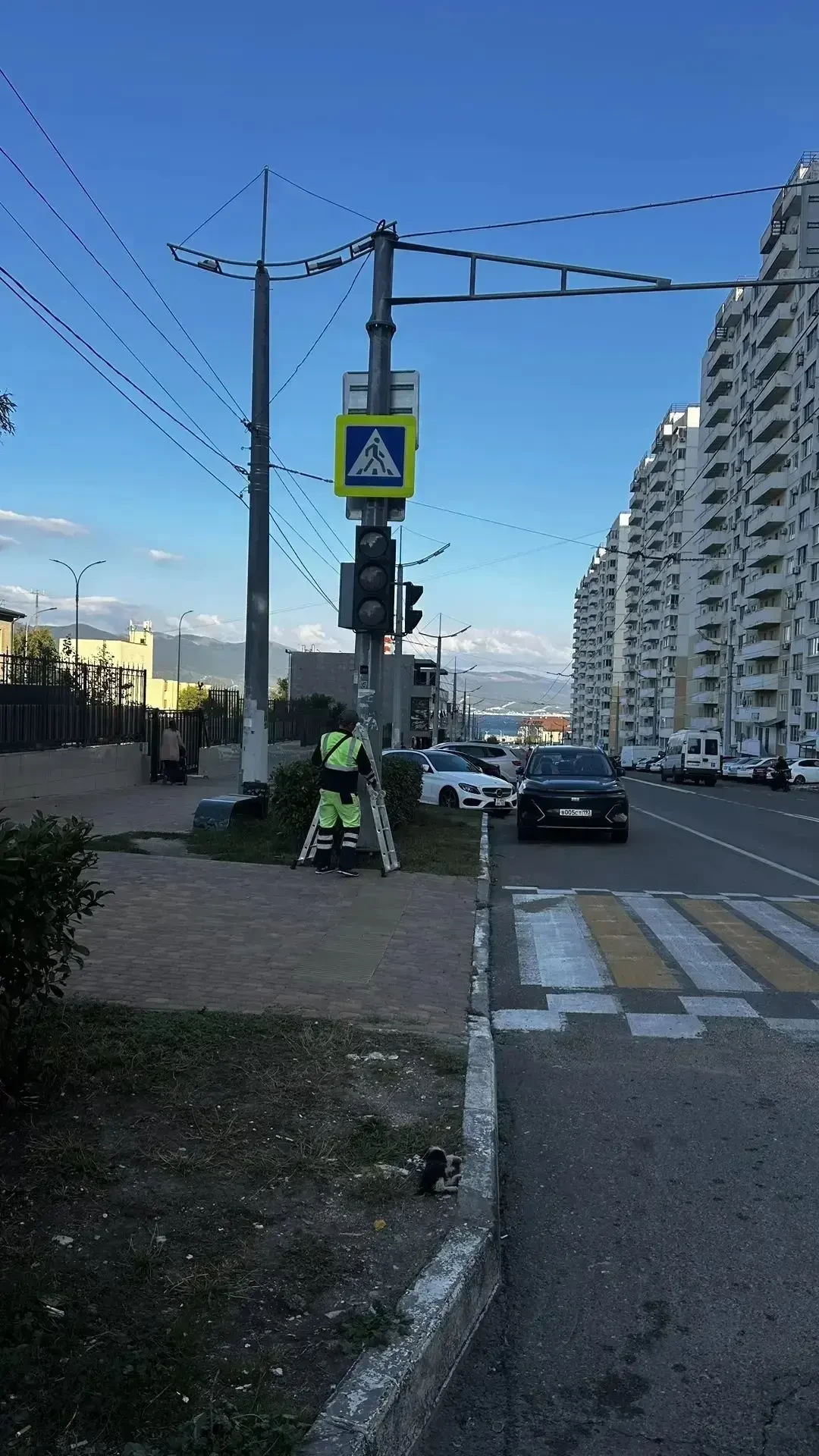 Восстановлена работа светофоров на Кутузовском кольце, а также на пересечениях улиц Вид...