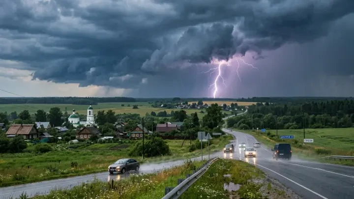 ⚡️ Гроза и жара до +31° ожидаются завтра в Пензенской области