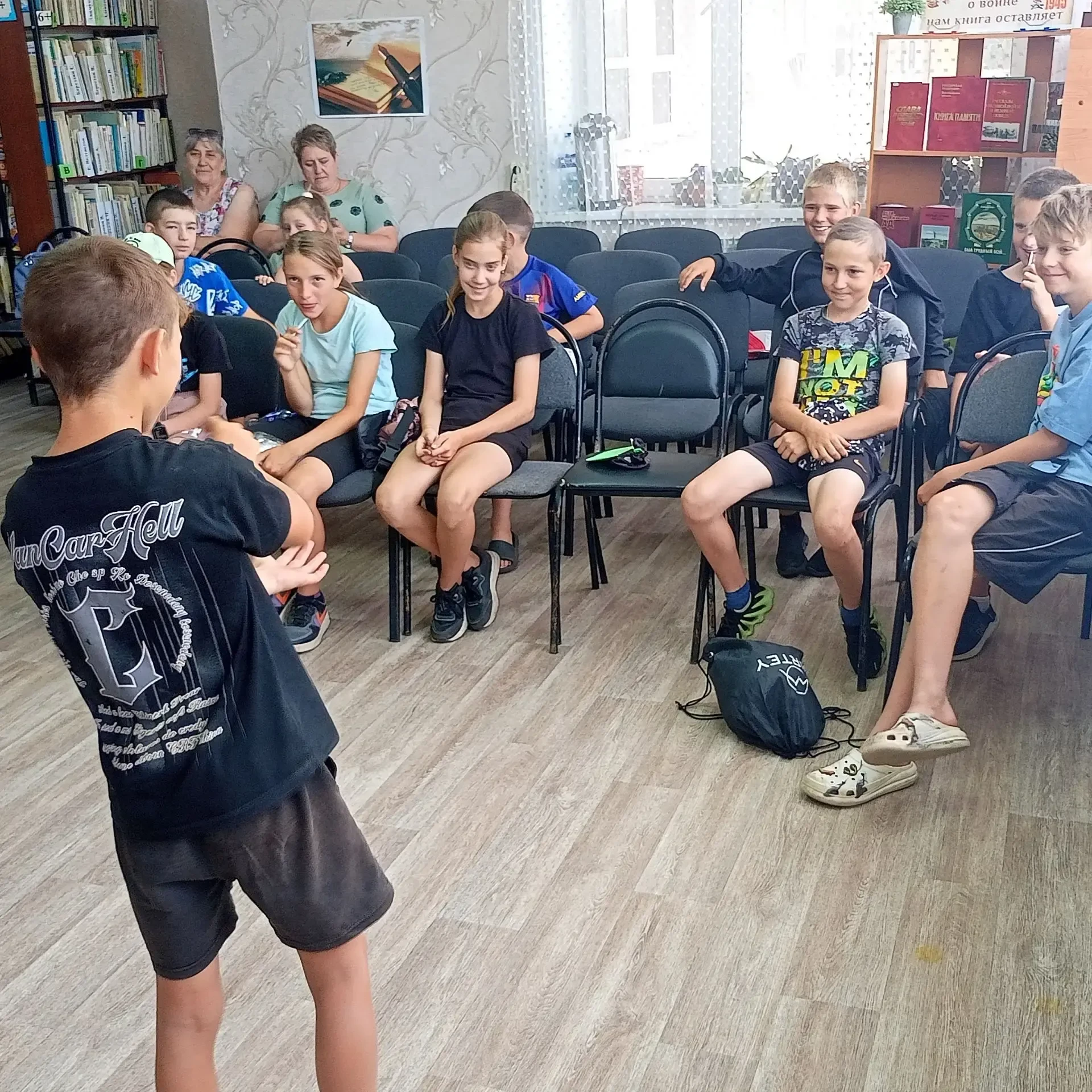 🎉 Сегодня в библиотеке было по-настоящему весело! 🎉

Для наших ребят была проведена викторина-пант