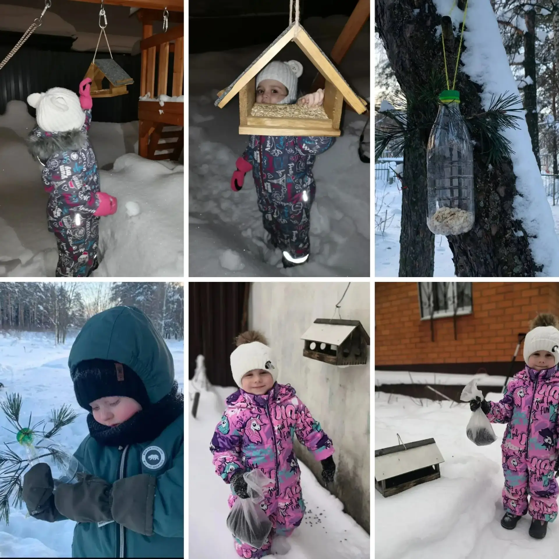 Доброта начинается с малого❤️, и с целью воспитания чуткого отношения к птицам, желания помочь им зи