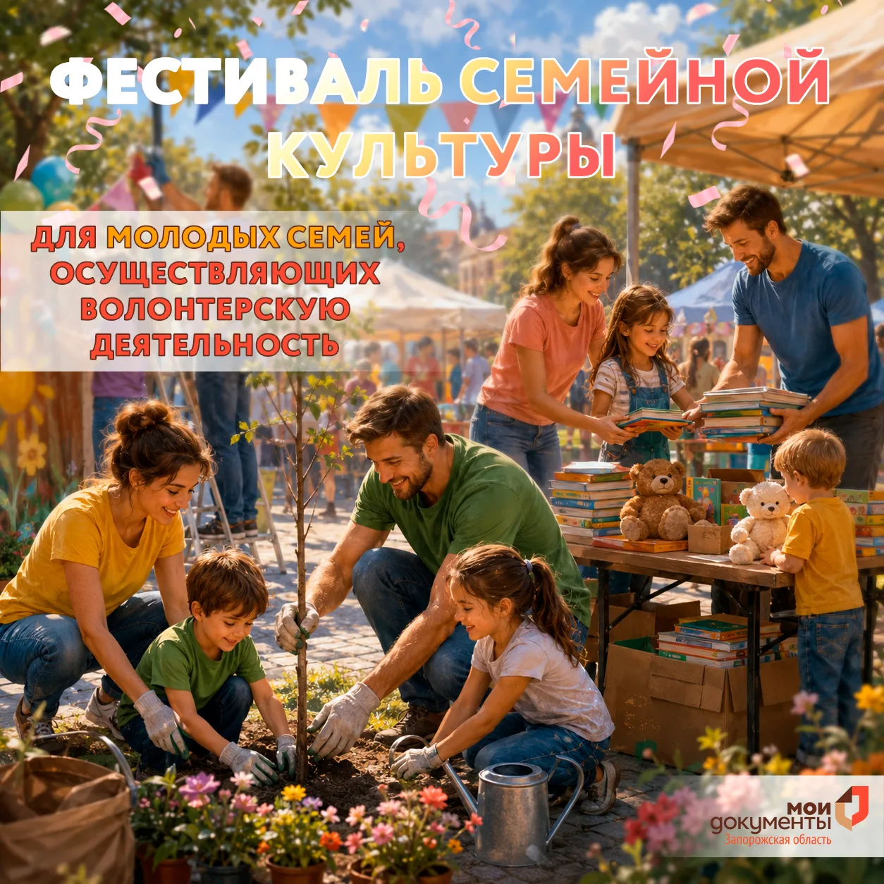 Фестиваль семейной культуры для молодых семей, осуществляющих волонтерскую деятельность