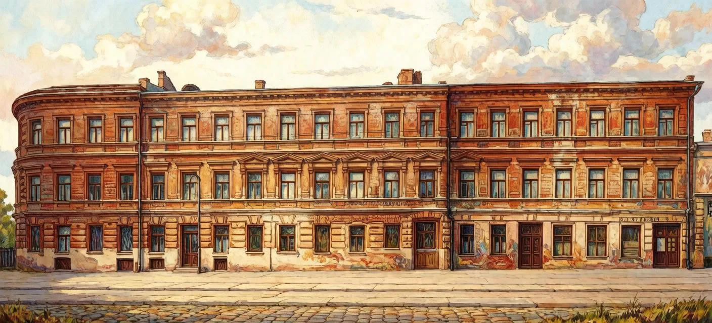ул. Ленивка, д. 1/45. Городская усадьба, главный дом, кон. 18 в.