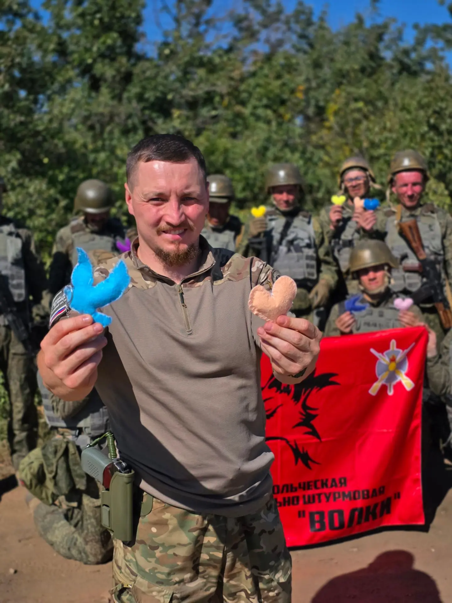 Настроение на позициях поднялось до небес!