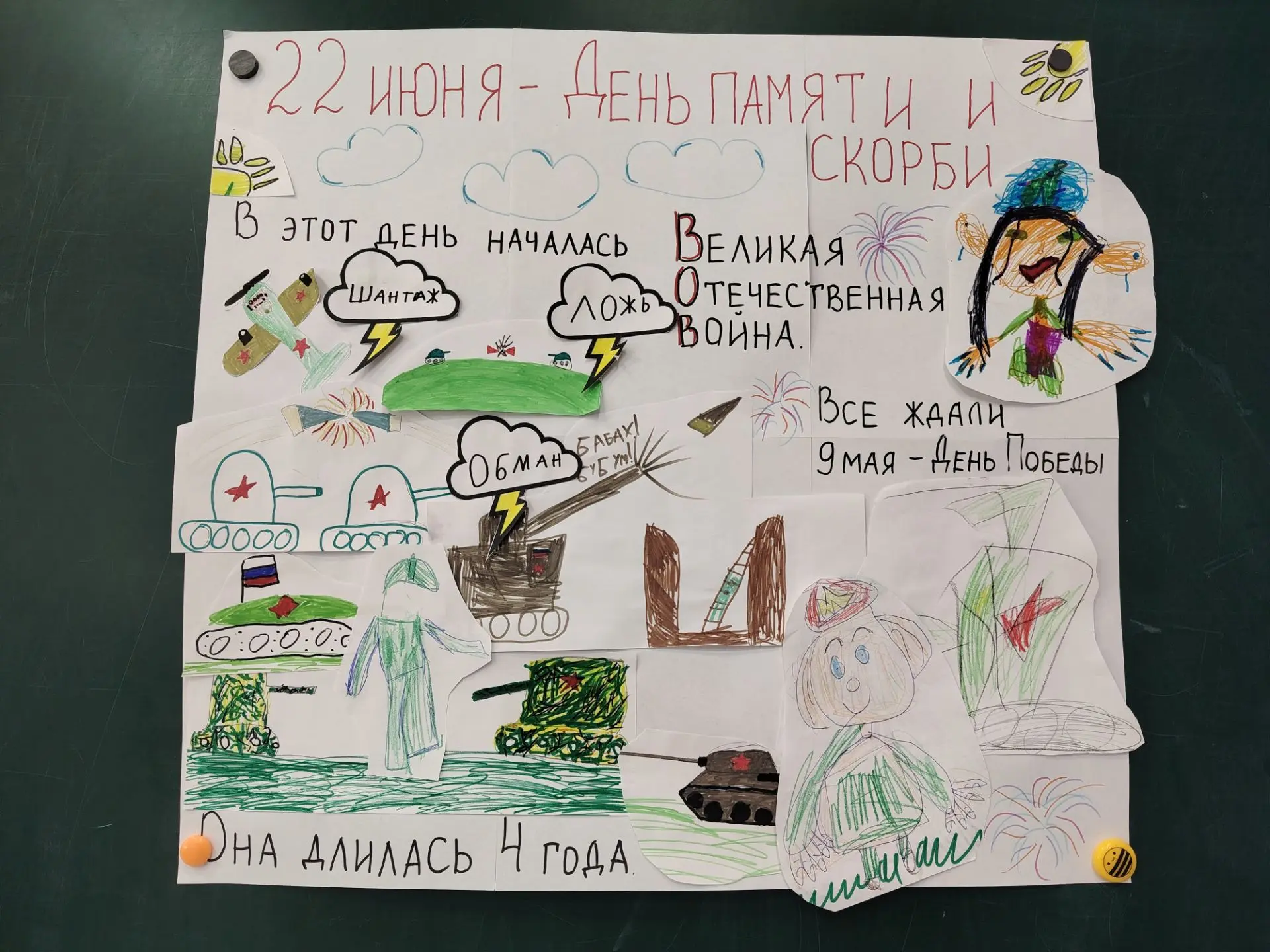 День памяти и скорби: дети говорят о войне через рисунки

Самый понятный для детей способ выразить с