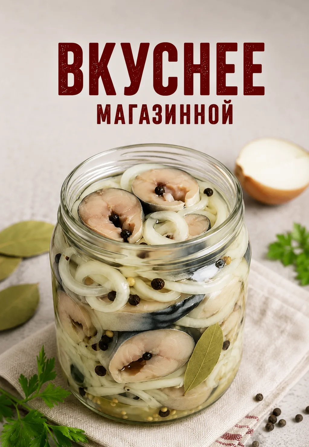 🐟 ДОМАШНЯЯ СОЛЁНАЯ СКУМБРИЯ
⠀
Пока скумбрия спокойно просаливается в холодильнике, кажется, что жда